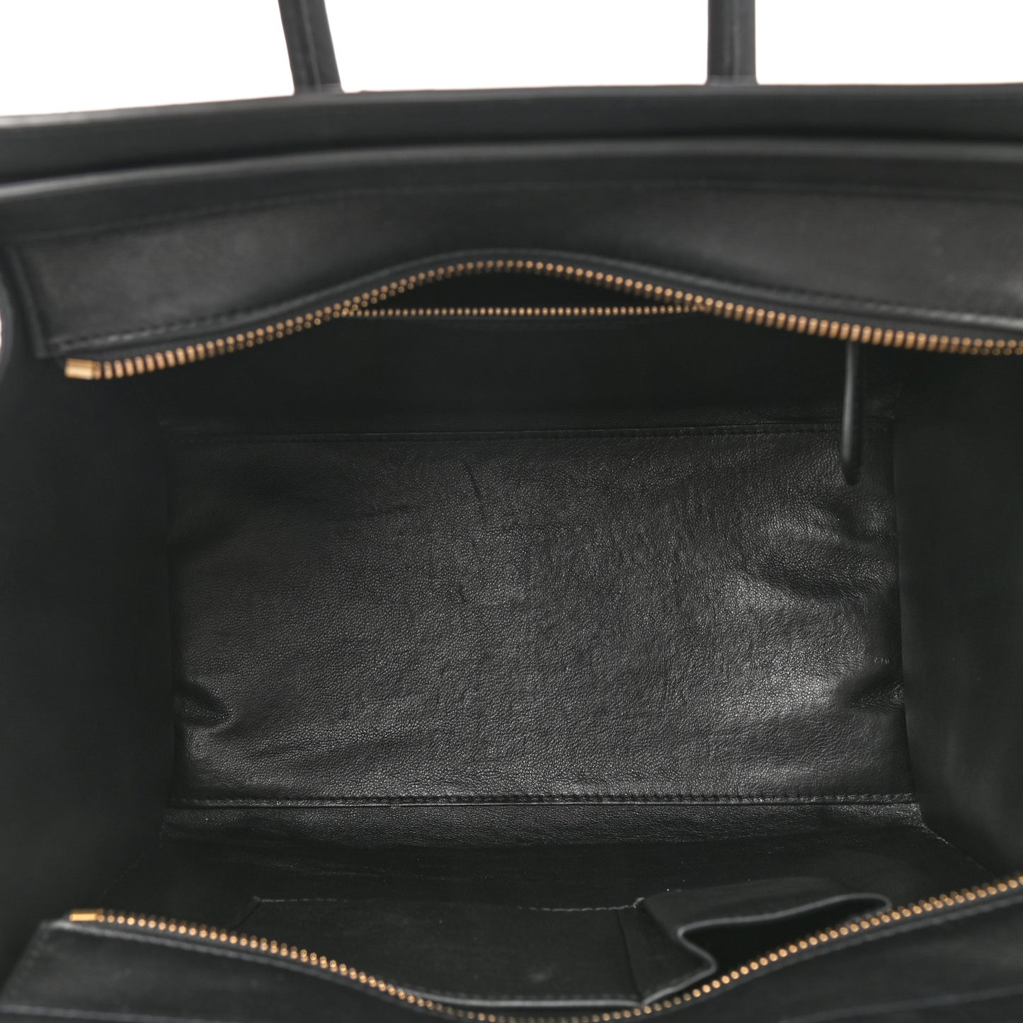 Smooth Calfskin Suede Mini Tri-Color Luggage Beige