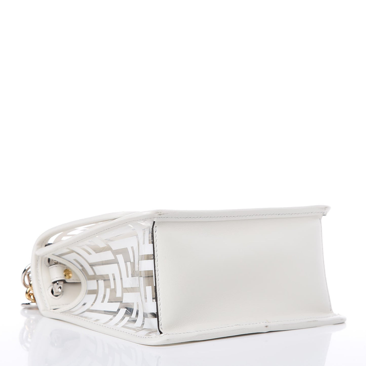 TPU FF Vitello Century F is Fendi Small Kan I Shoulder Bag White