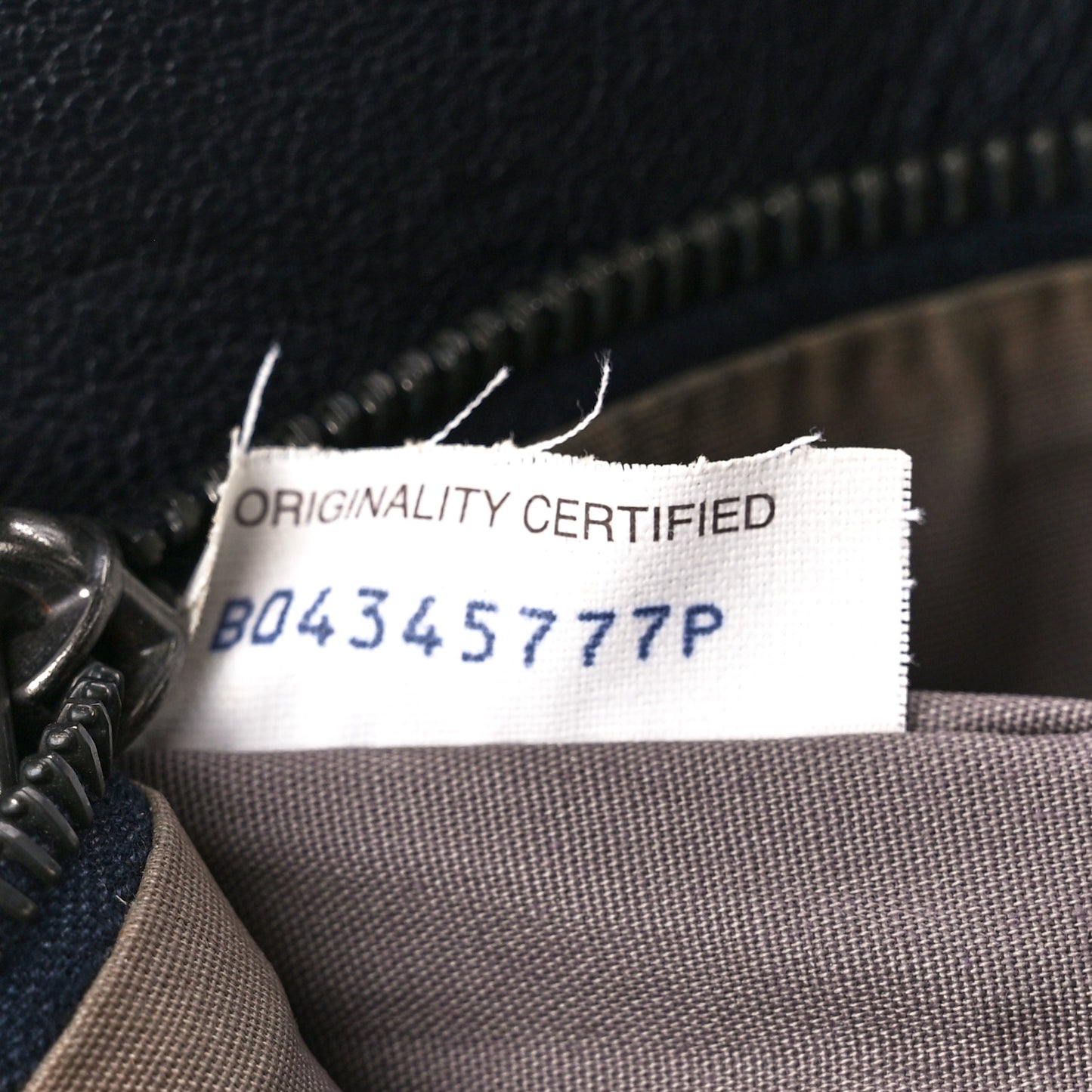 Intrecciato Briefcase Blue Gray