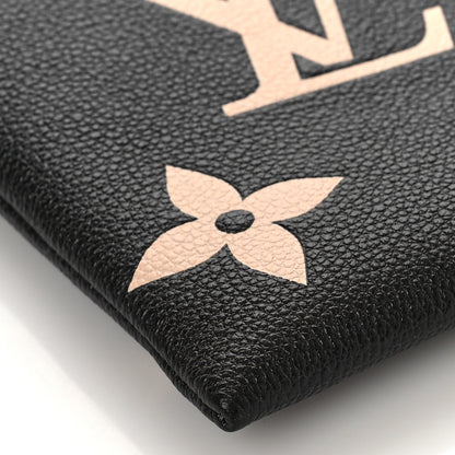 Louis Vuitton Empreinte Monogram Giant Daily Pouch Black Beige 7 of 8