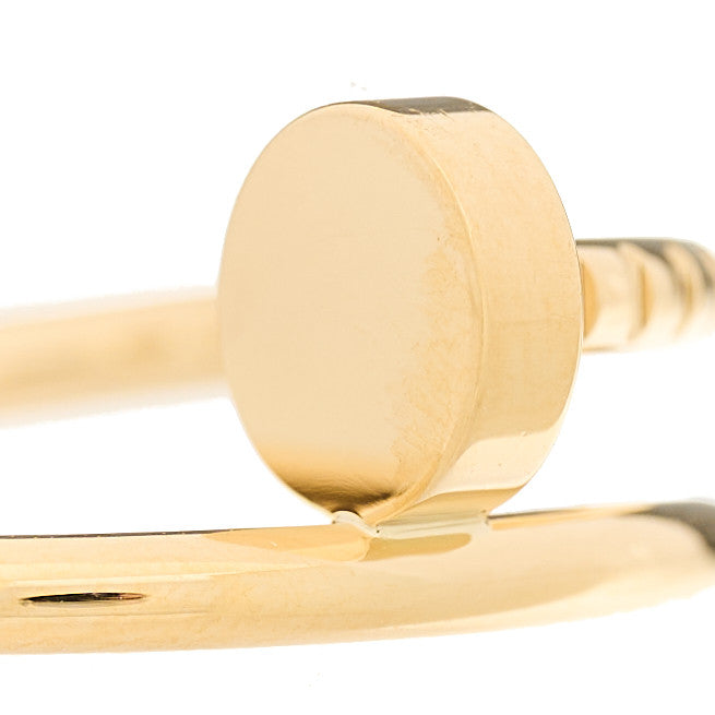 Cartier 18K Yellow Gold Small Juste Un Clou Ring 49 5 5 of 6