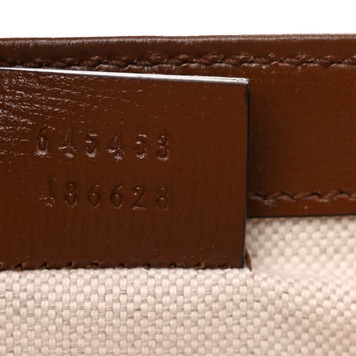 GG Supreme Monogram Azalea Calfskin Mini Horsebit 1955 Foldover Top Handle Bag Beige Ebony Brown Sugar