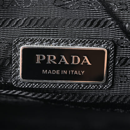 Prada Re-Nylon Saffiano Pocket Single Snap Buckle Shoulder Bag Black 6 of 10