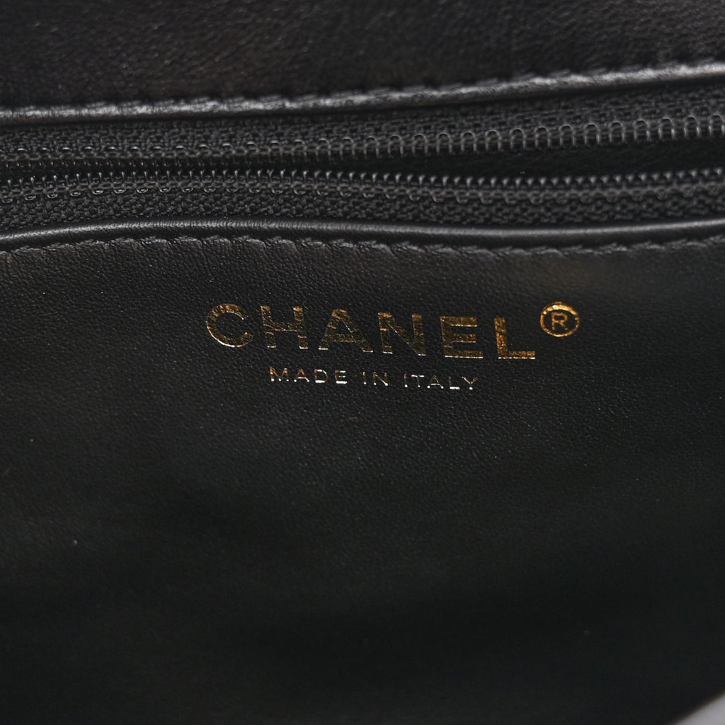 Lambskin Quilted Small Color Match Flap Black Multicolor