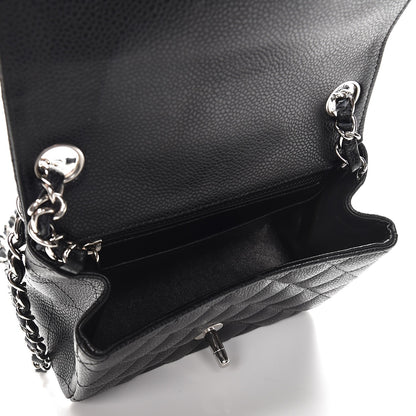 Chanel Caviar Quilted Mini Square Flap Black 5 of 8