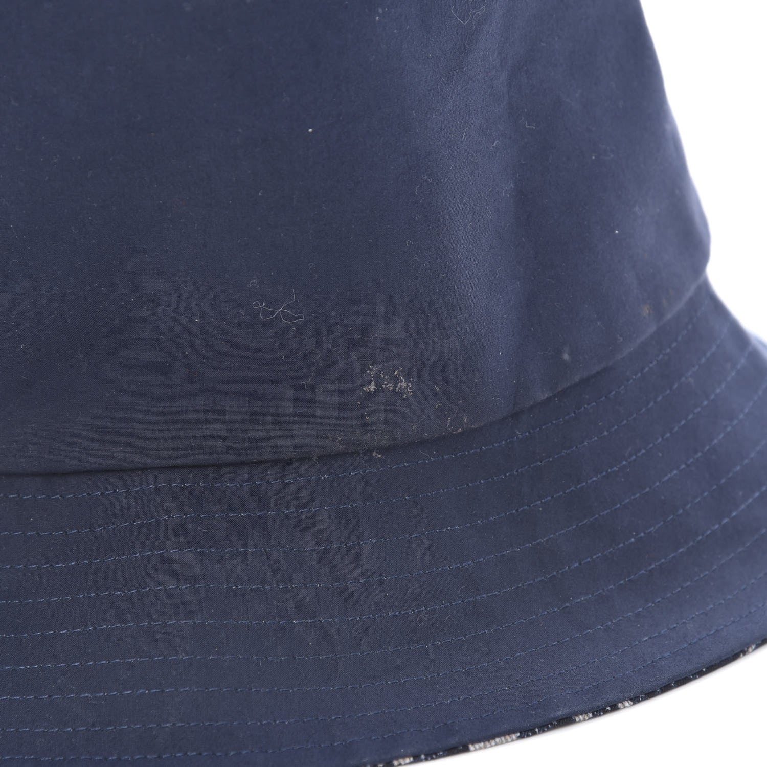 Christian Dior Oblique Reversible Teddy-D Brim Bucket Hat 58 Blue 11 of 11