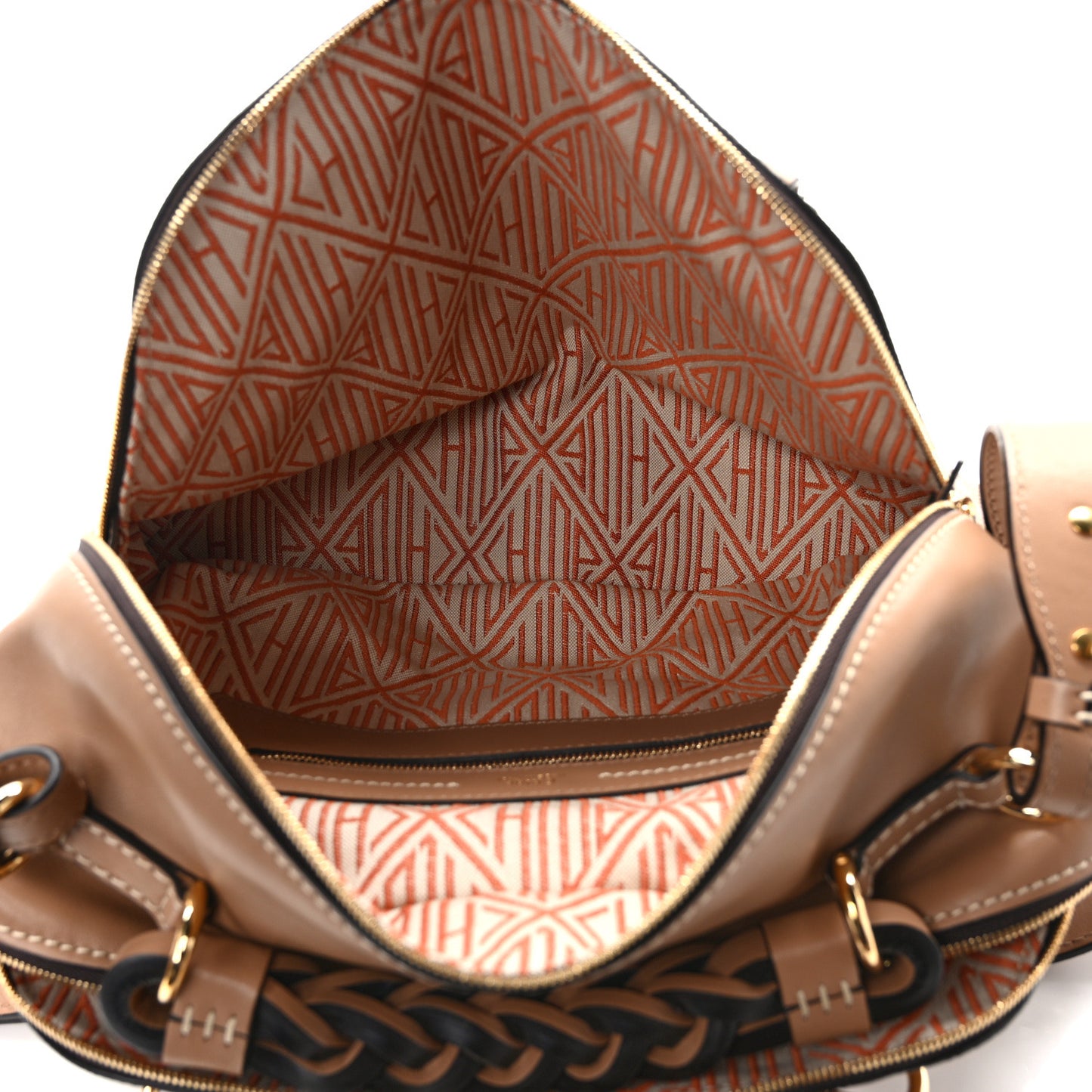 Calfskin Medium Daria Cement Brown