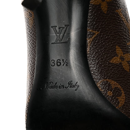 Louis Vuitton Monogram Cherie Pumps 36.5 Black 10 of 10