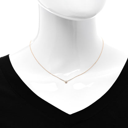 Cartier 18K Pink Gold Diamond SM D'Amour Pendant Necklace 2 of 5