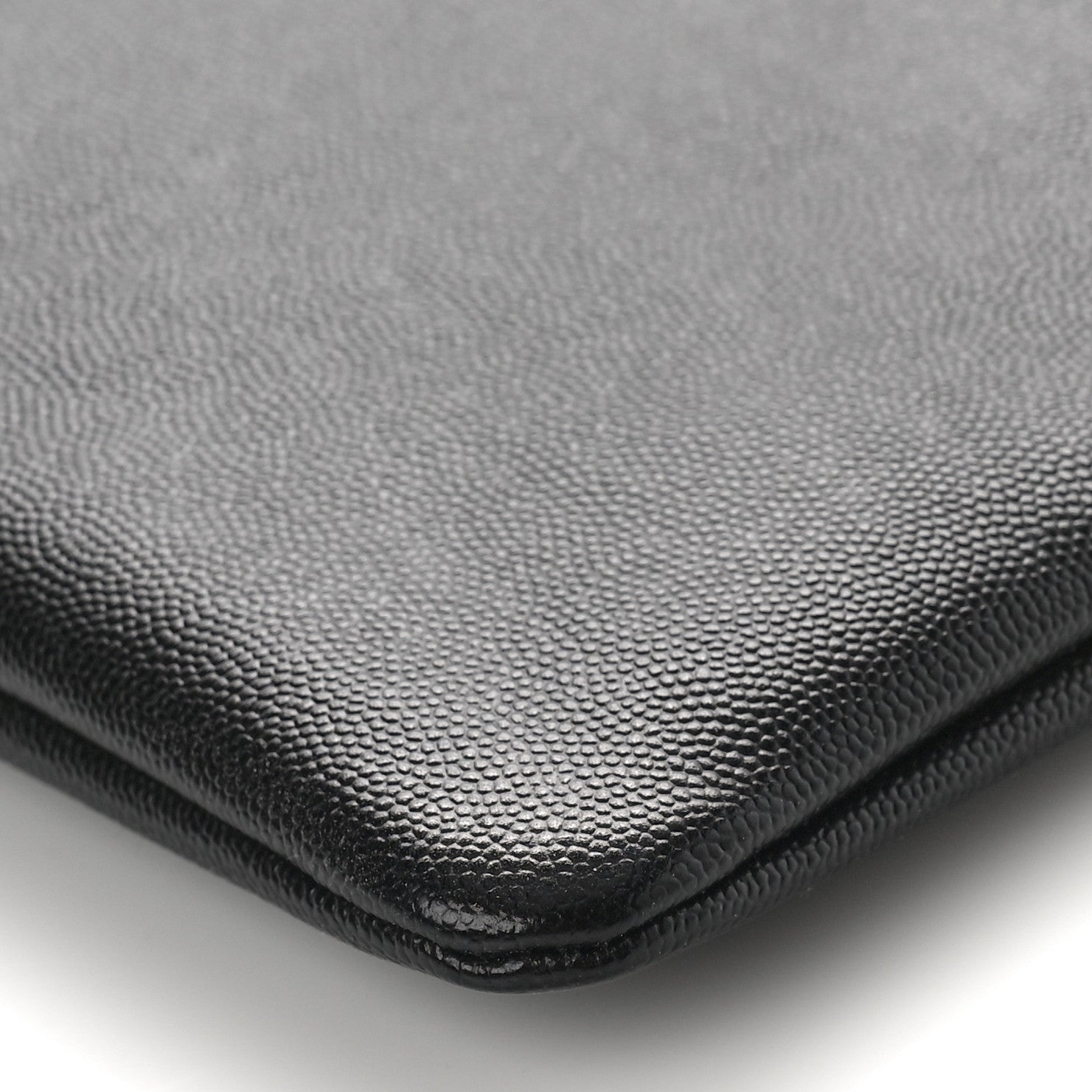 Chanel Caviar Studded Medium Deauville Pouch Black 9 of 9