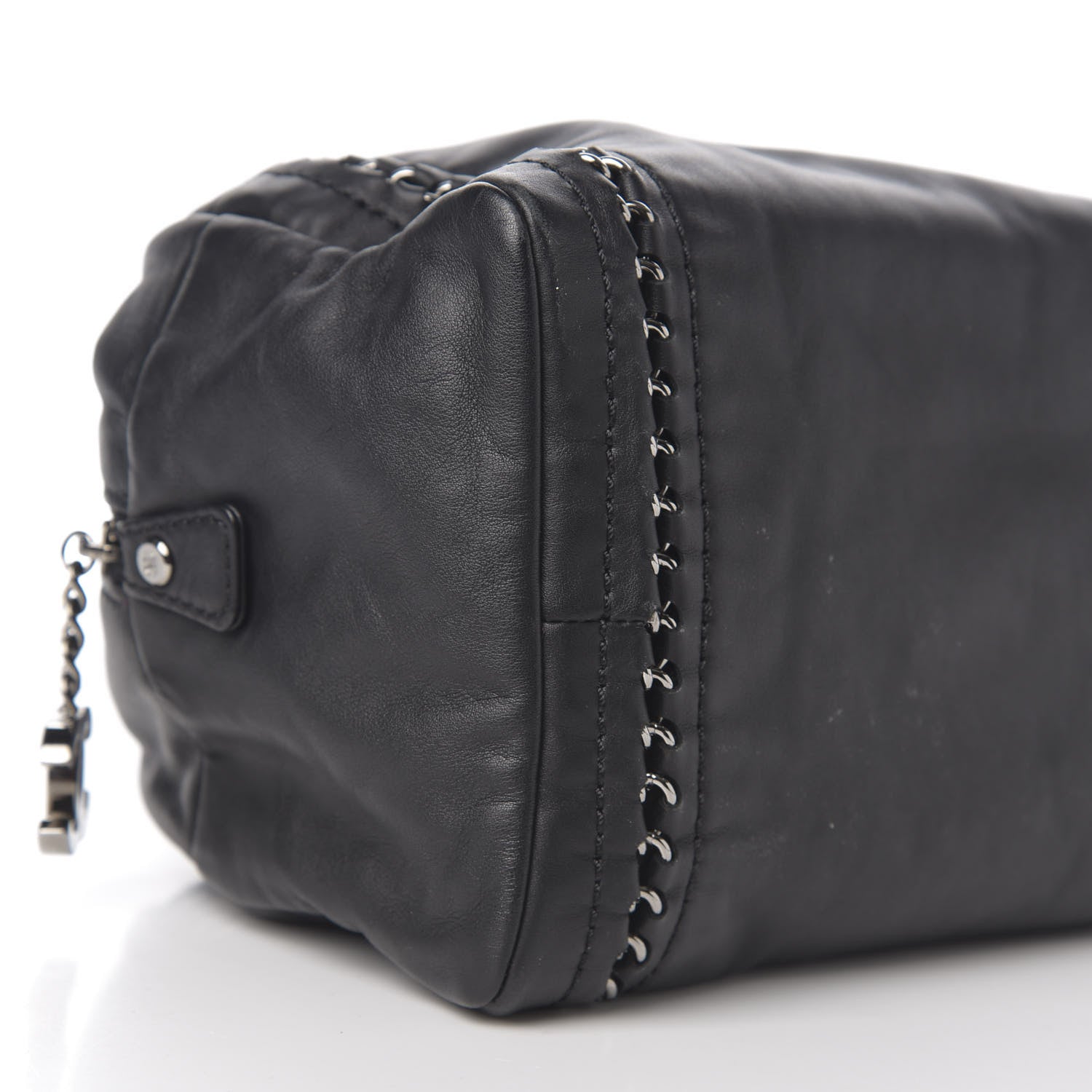 Chanel Smooth Calfskin Large Luxe Ligne Bowler Black 7 of 10