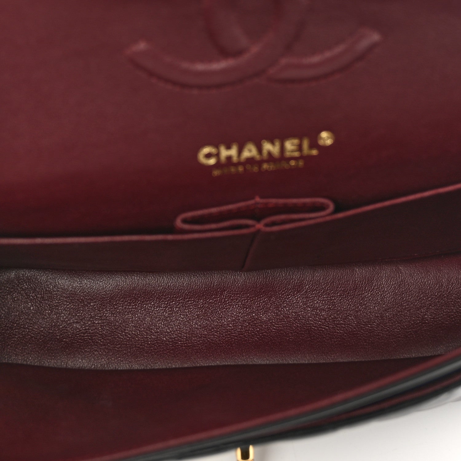 Chanel Lambskin Quilted Medium Double Flap Black 6 of 11