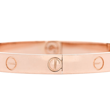 Cartier 18K Pink Gold LOVE Bracelet 17 4 of 6