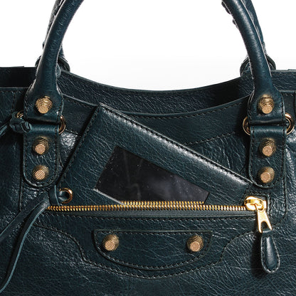 Balenciaga Agneau Giant 12 Gold Hardware Velo Vert Pinede 13 of 14