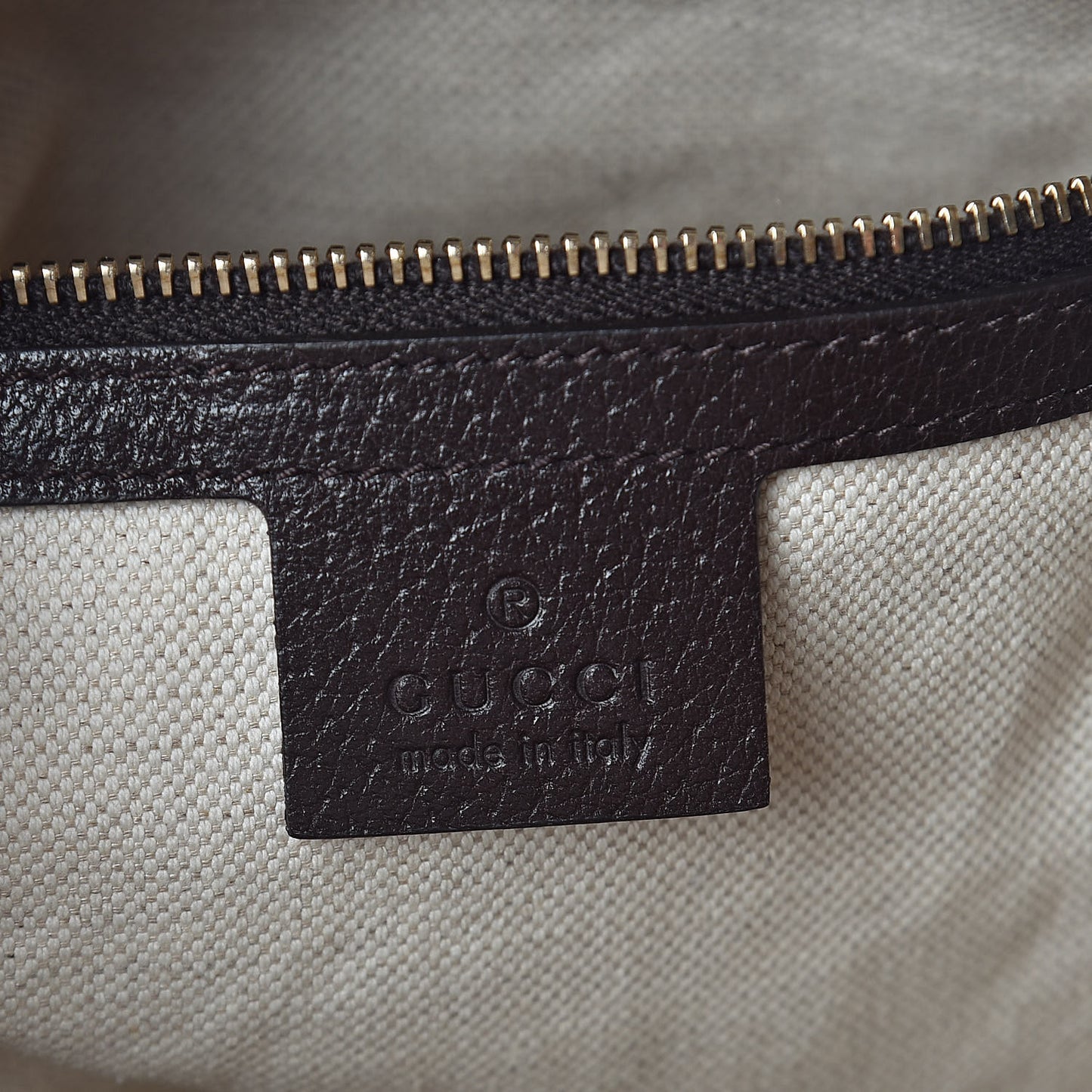 Monogram Vintage Web Medium Webby Bee Boston Dark Brown