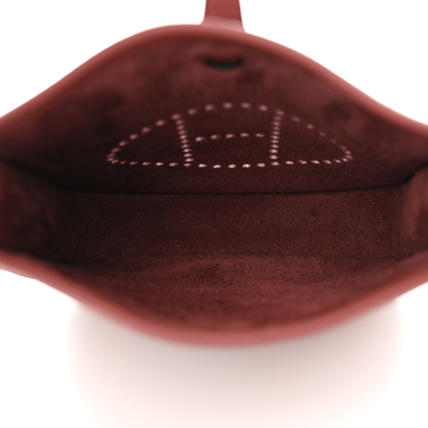 Hermes Taurillon Clemence Amazone Evelyne TPM Rouge H 5 of 10