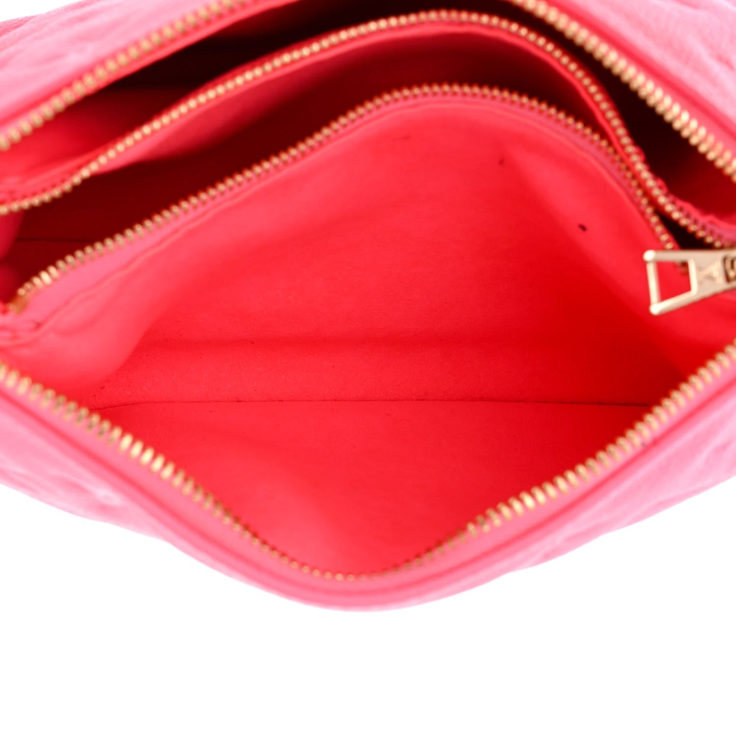 Louis Vuitton Calfskin Embossed Monogram Coussin BB Rose Fluo 7 of 18