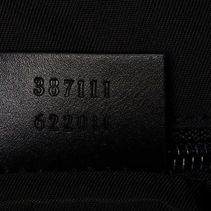 Gucci GG Supreme Monogram Web Messenger Bag Black 7 of 10