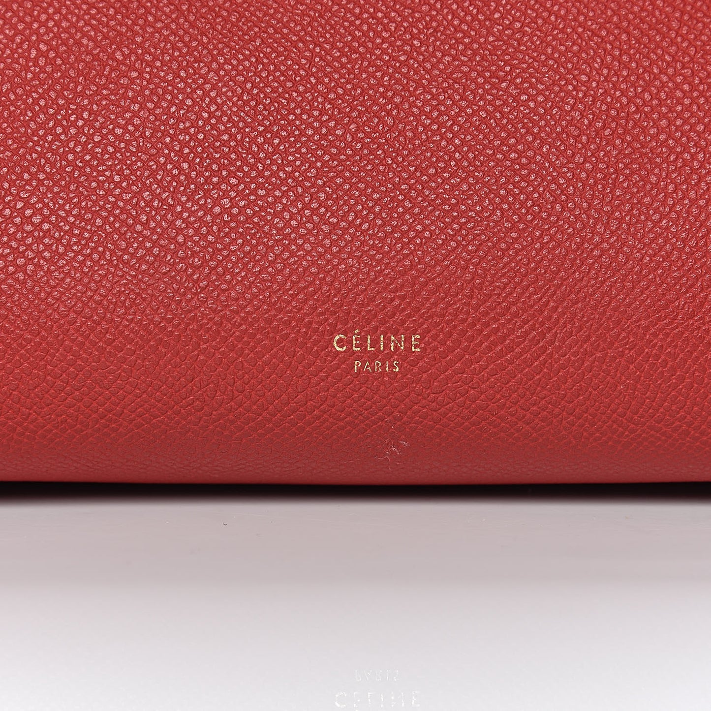 Grained Calfskin Mini Belt Bag Coquelicot