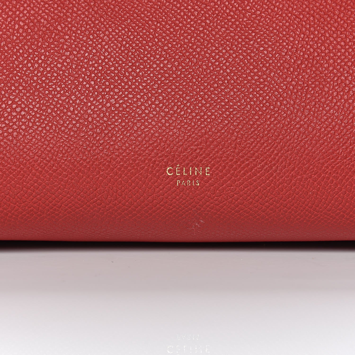 Celine Grained Calfskin Mini Belt Bag Coquelicot 16 of 16