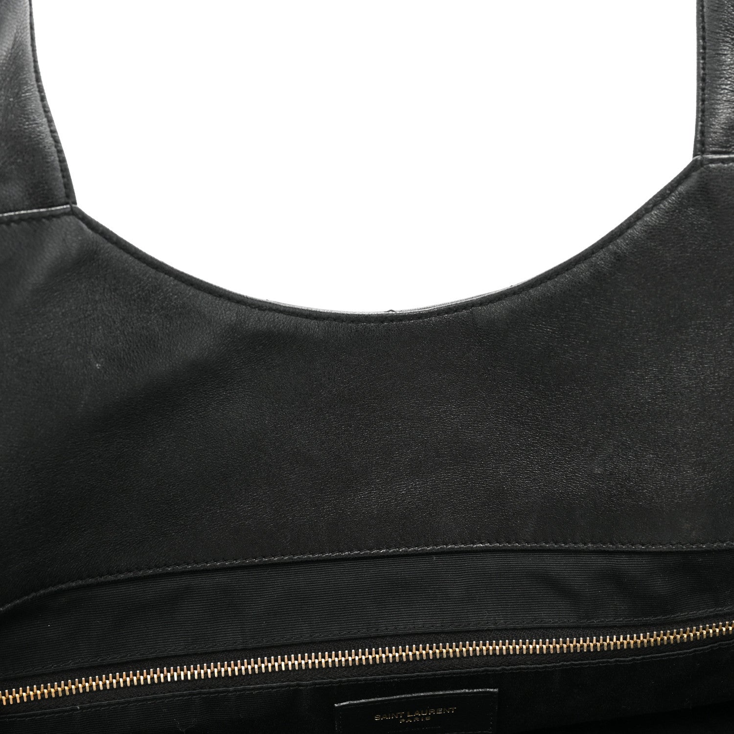 Saint Laurent Lambskin Quilted Maxi Icare Shopping Tote Black 12 of 17
