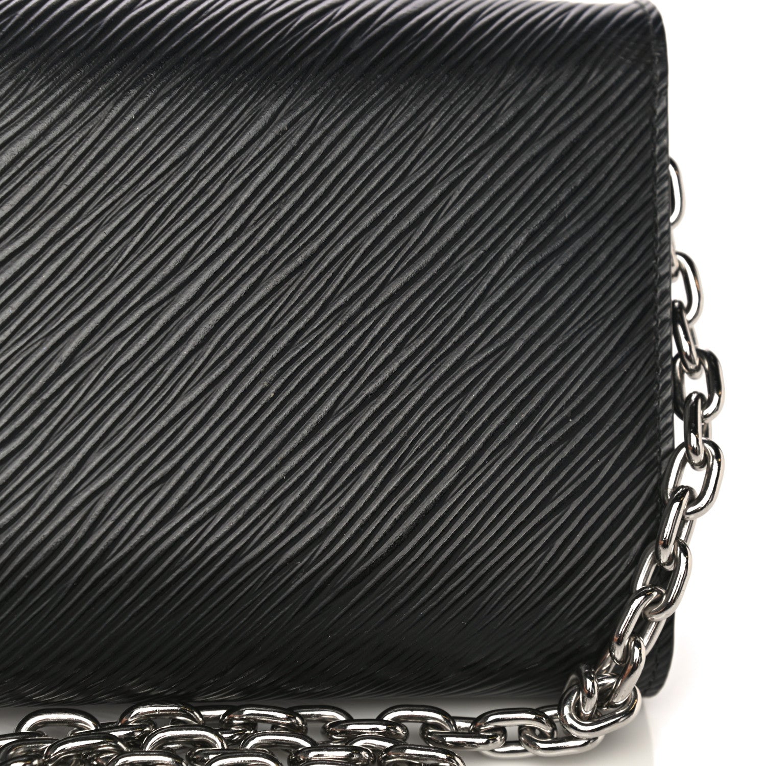 Louis Vuitton Epi Twist Chain Wallet Black 15 of 18