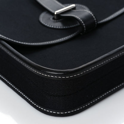 Hermes Toile Officier Mini Buenaventura Messenger Black 8 of 9