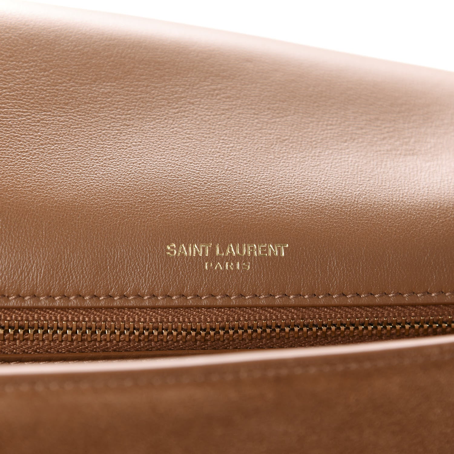 Saint Laurent Suede Monogram Tassel Kate 99 Cinnamon 8 of 11