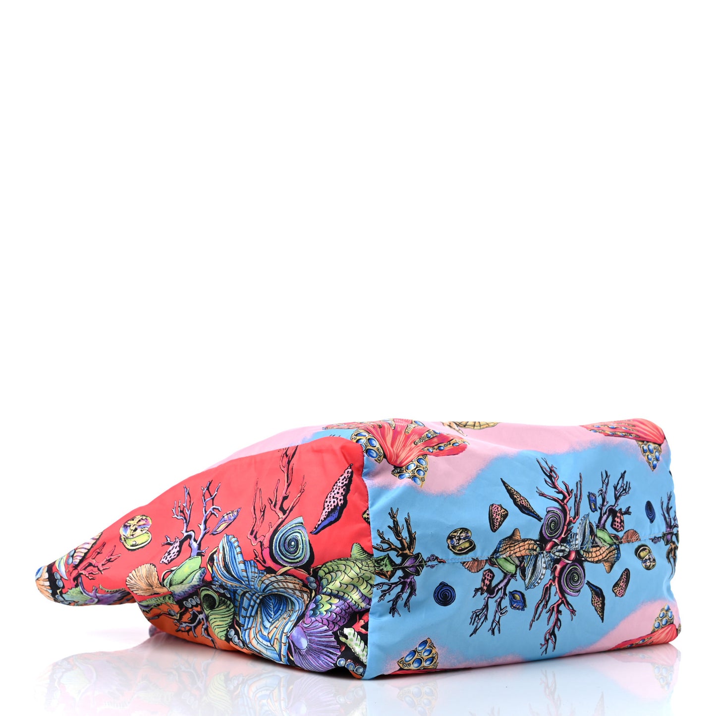 Nylon Tresor De La Mer Print Shopper Tote White Multicolor