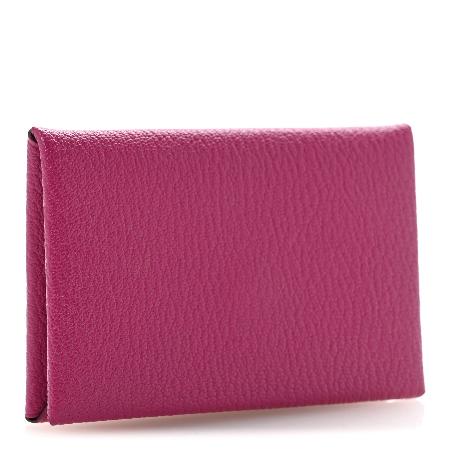 Hermes Chevre Mysore Calvi Card Case Rose Pourpre 3 of 7