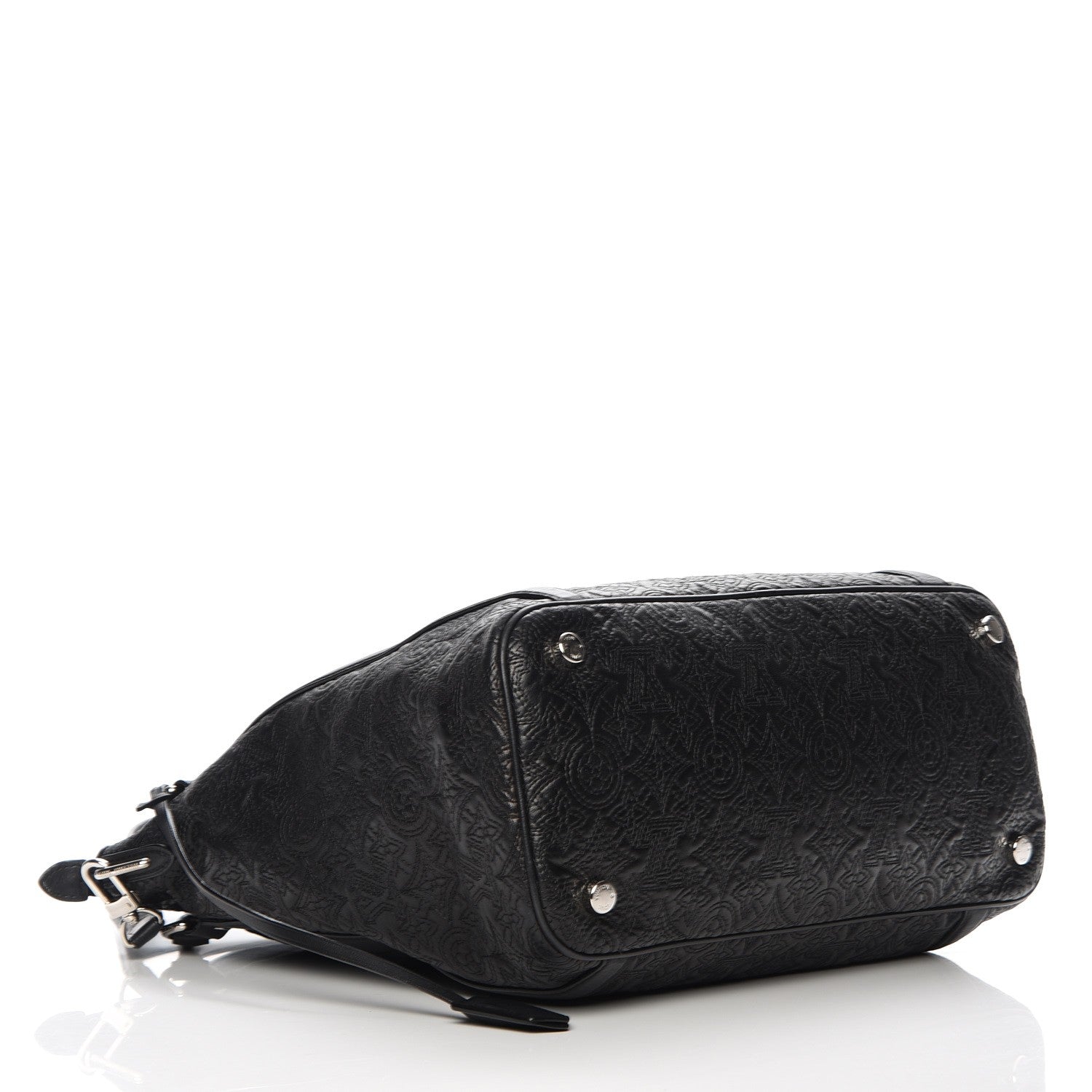 Louis Vuitton Monogram Lambskin Antheia Ixia MM Black 5 of 7