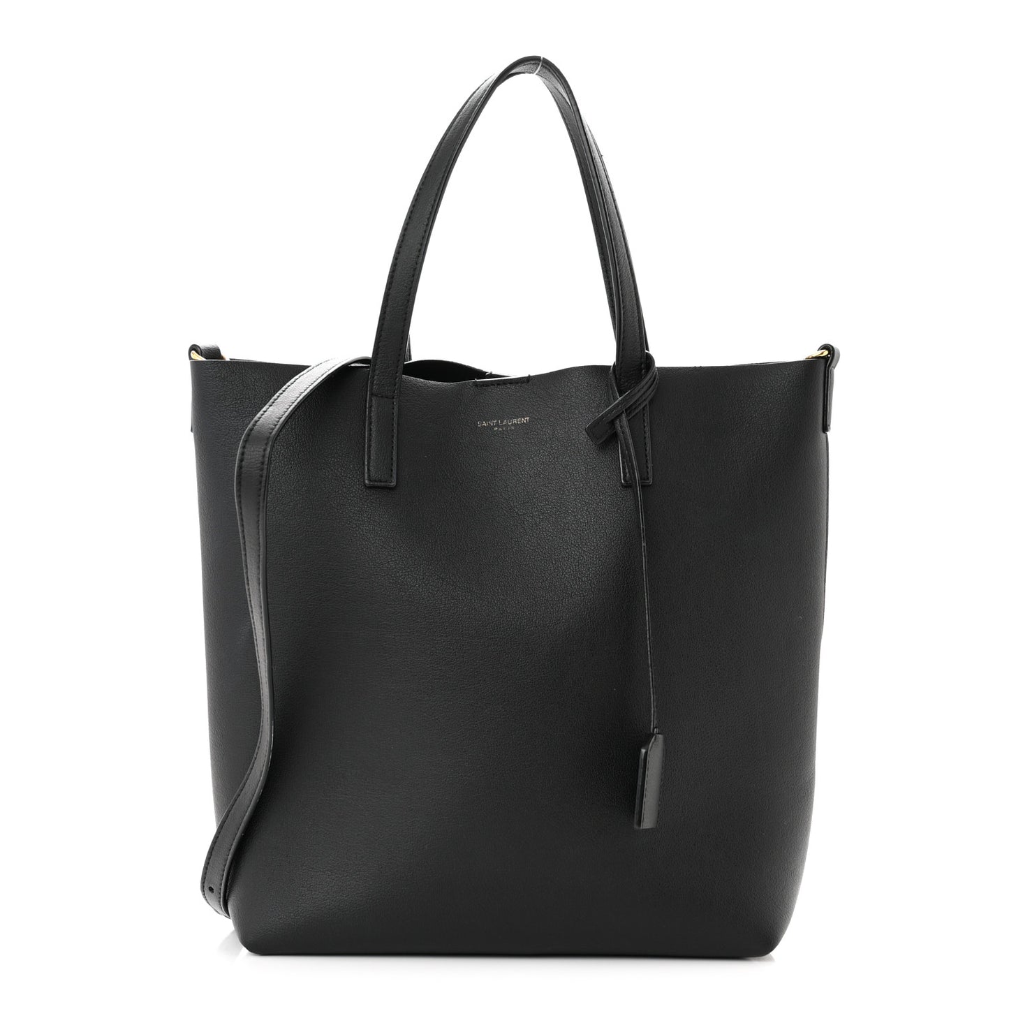 Calfskin Toy Shopping Tote Black