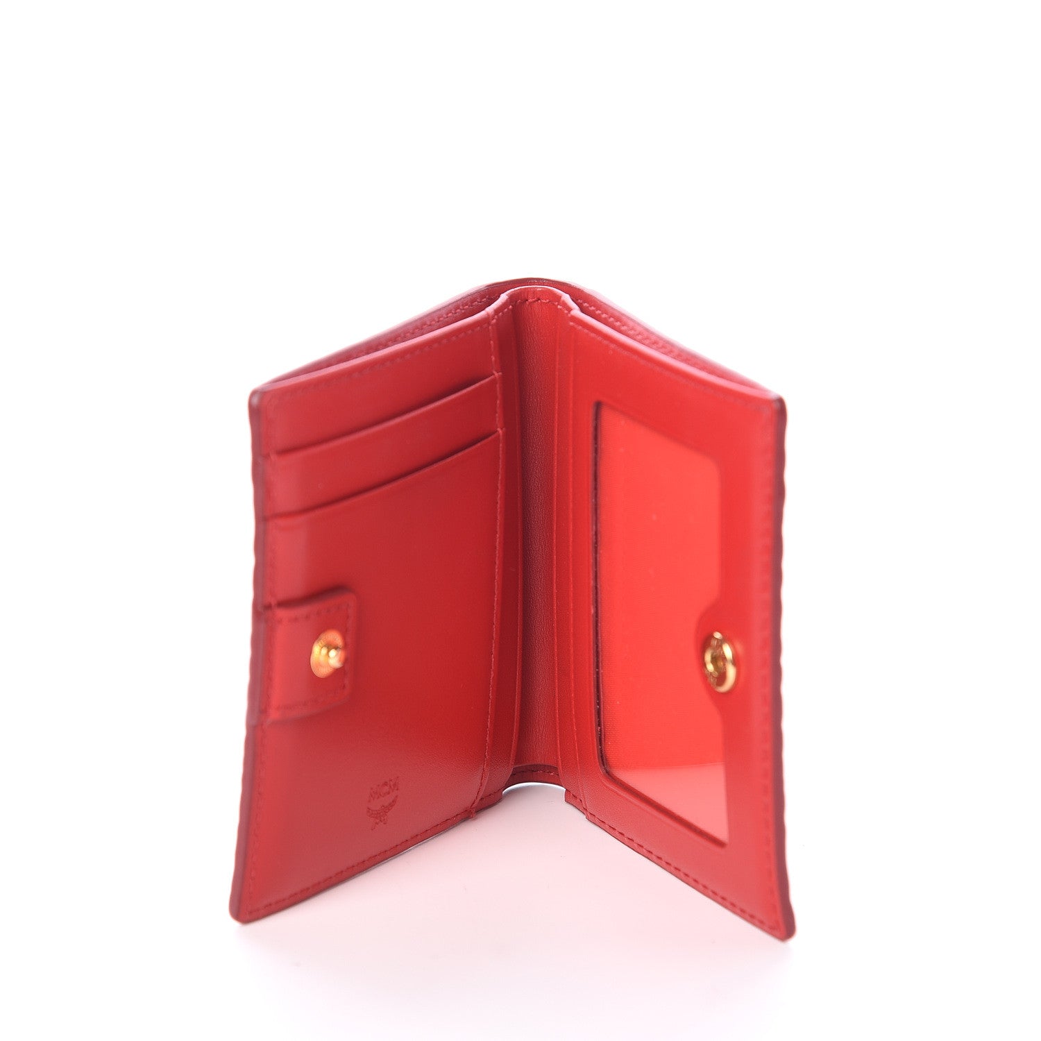 MCM Visetos ID Wallet Red 4 of 5