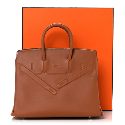 Hermes Swift Birkin Shadow 25 Gold 26 of 26
