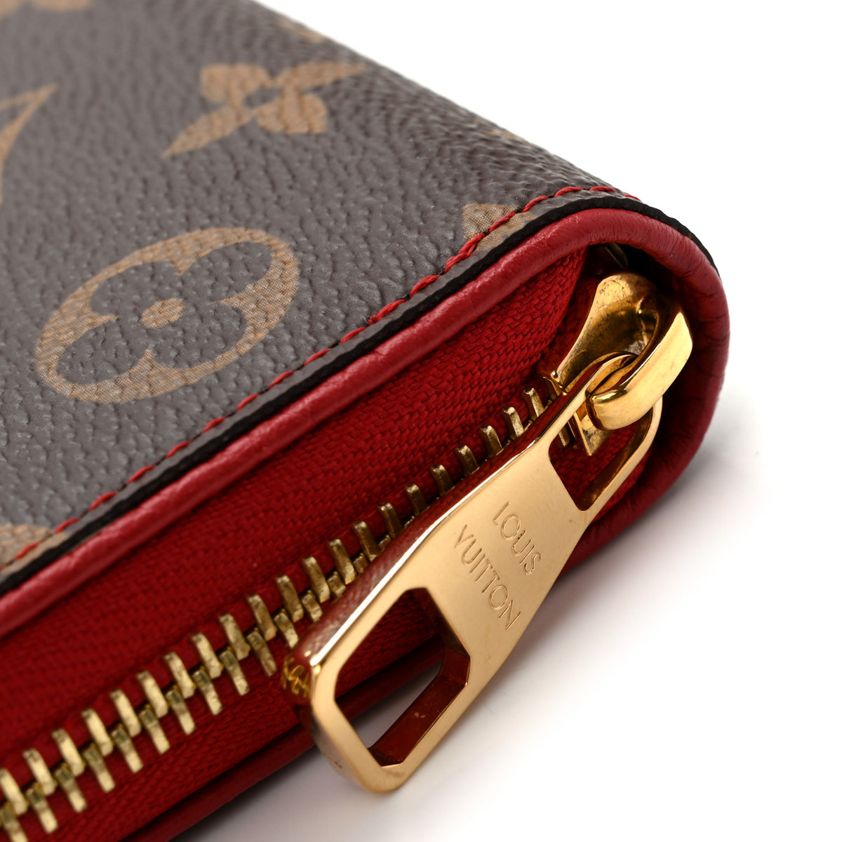 Louis Vuitton Monogram Retiro Zippy Wallet Cherry 10 of 14