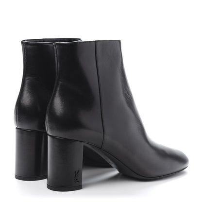 Saint Laurent Nappa Loulou Ankle Zip Boot 39.5 Black 4 of 9