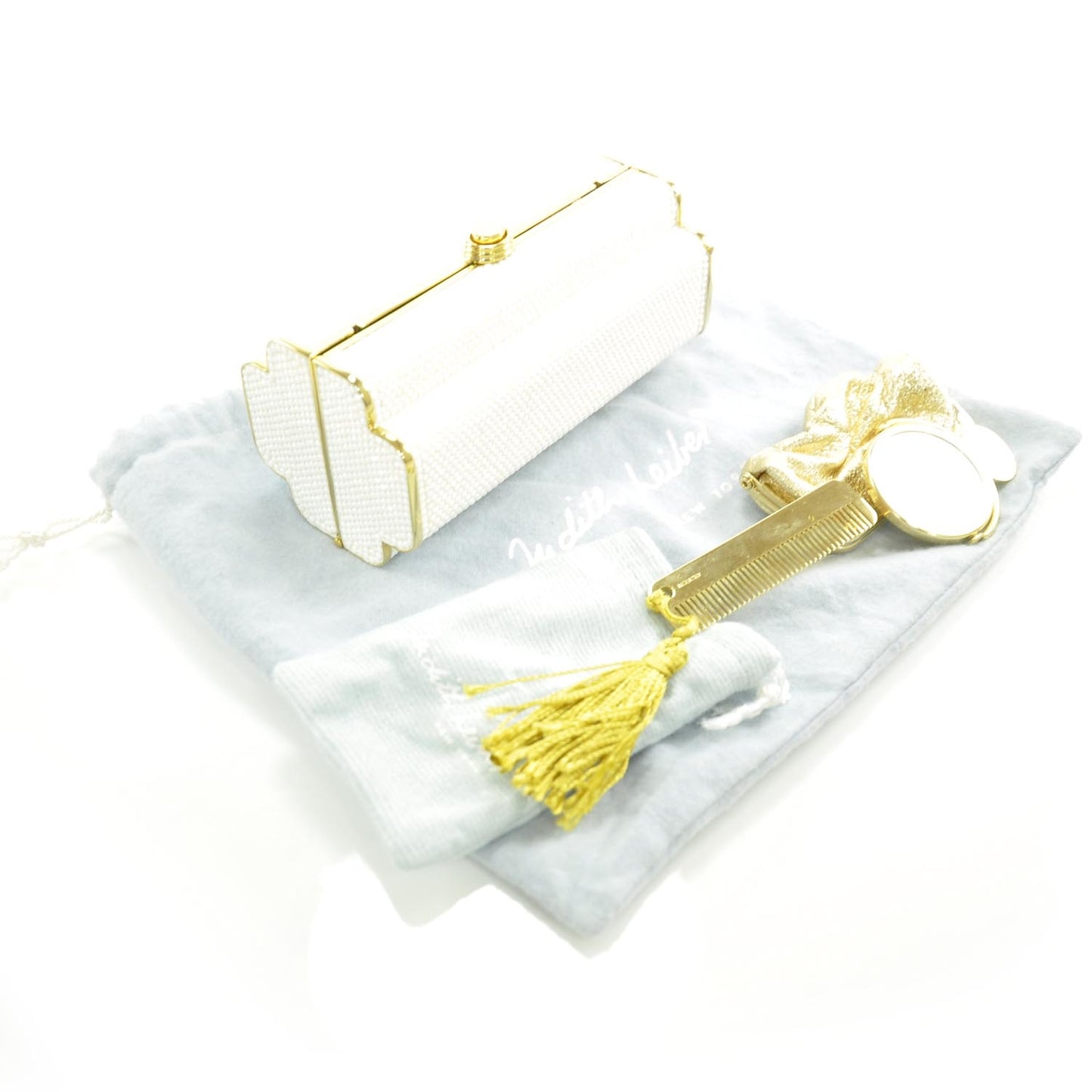 Crystal Geometric Clutch White