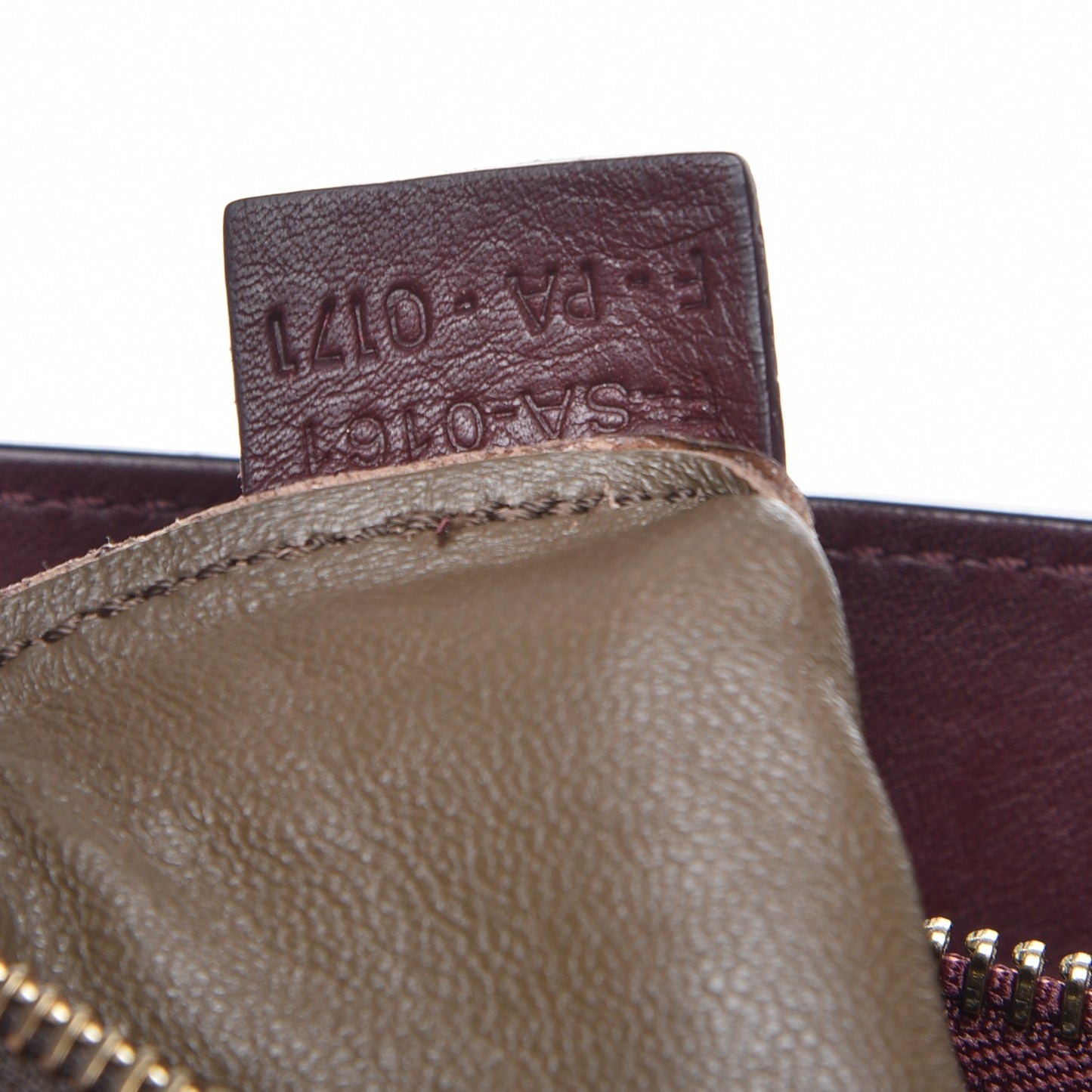 Smooth Calfskin Mini Luggage Burgundy
