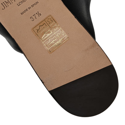 Jimmy Choo Nappa Narisa Flat Sandals 37.5 Black 8 of 12
