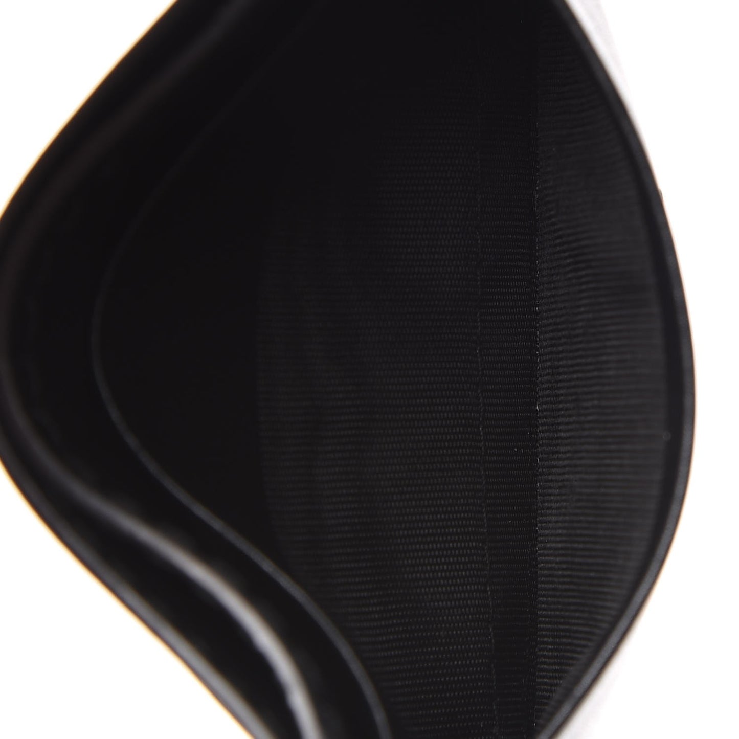 Calfskin D-Fence Card Holder Black