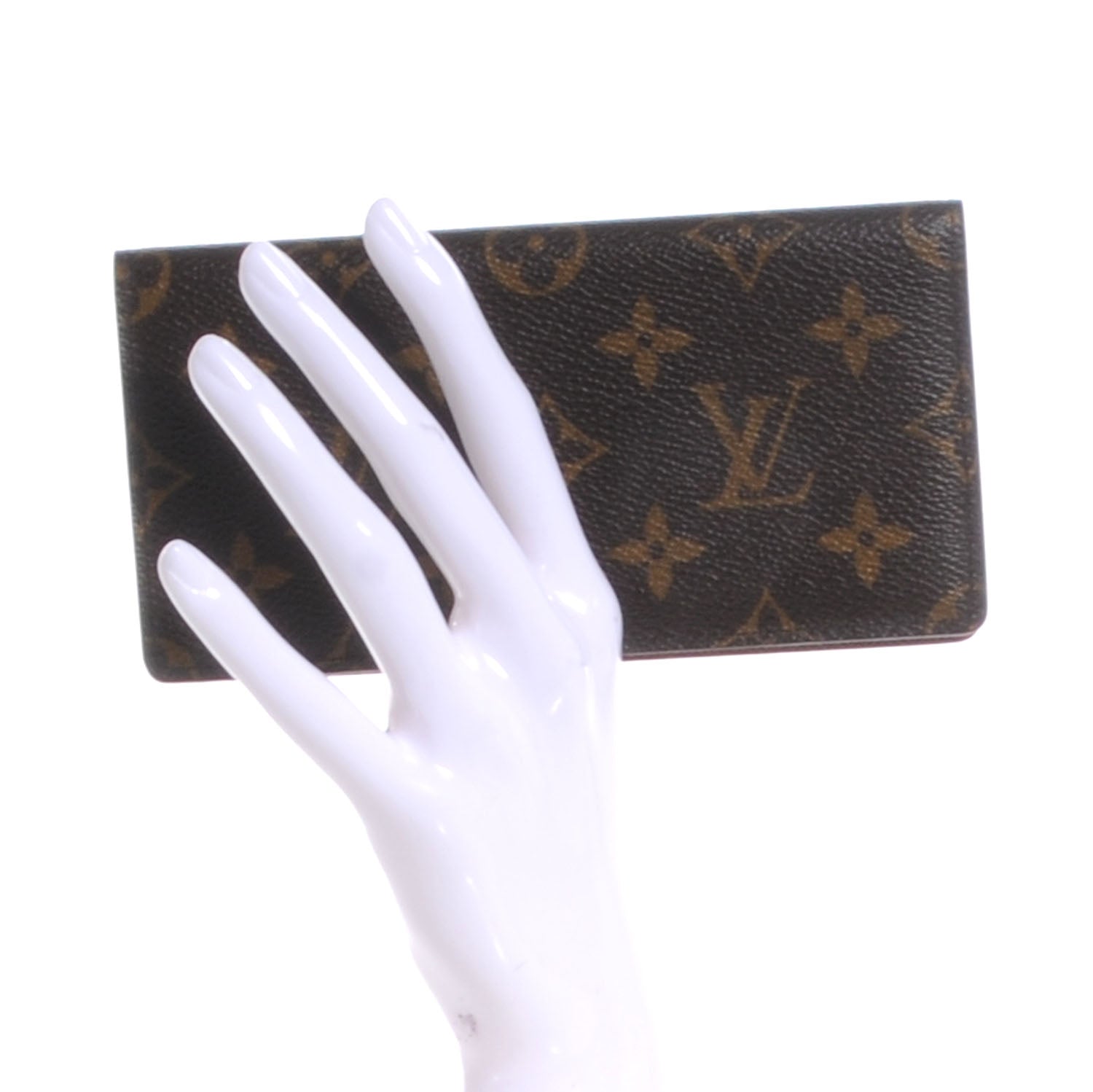 Louis Vuitton Monogram Simple Checkbook Holder Wallet 2 of 8