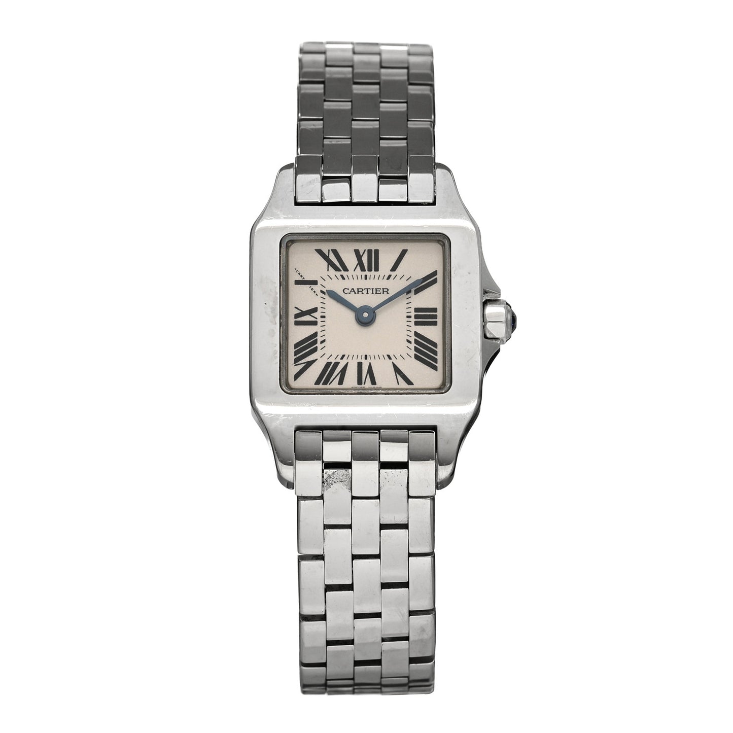 Stainless Steel 20mm Santos Demoiselle Quartz Watch