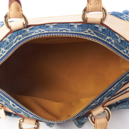 Louis Vuitton Monogram Denim Neo Speedy Blue 7 of 8