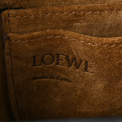 Loewe Calfskin Jacquard Mini Gate Dual Bag Autumn Green 6 of 9
