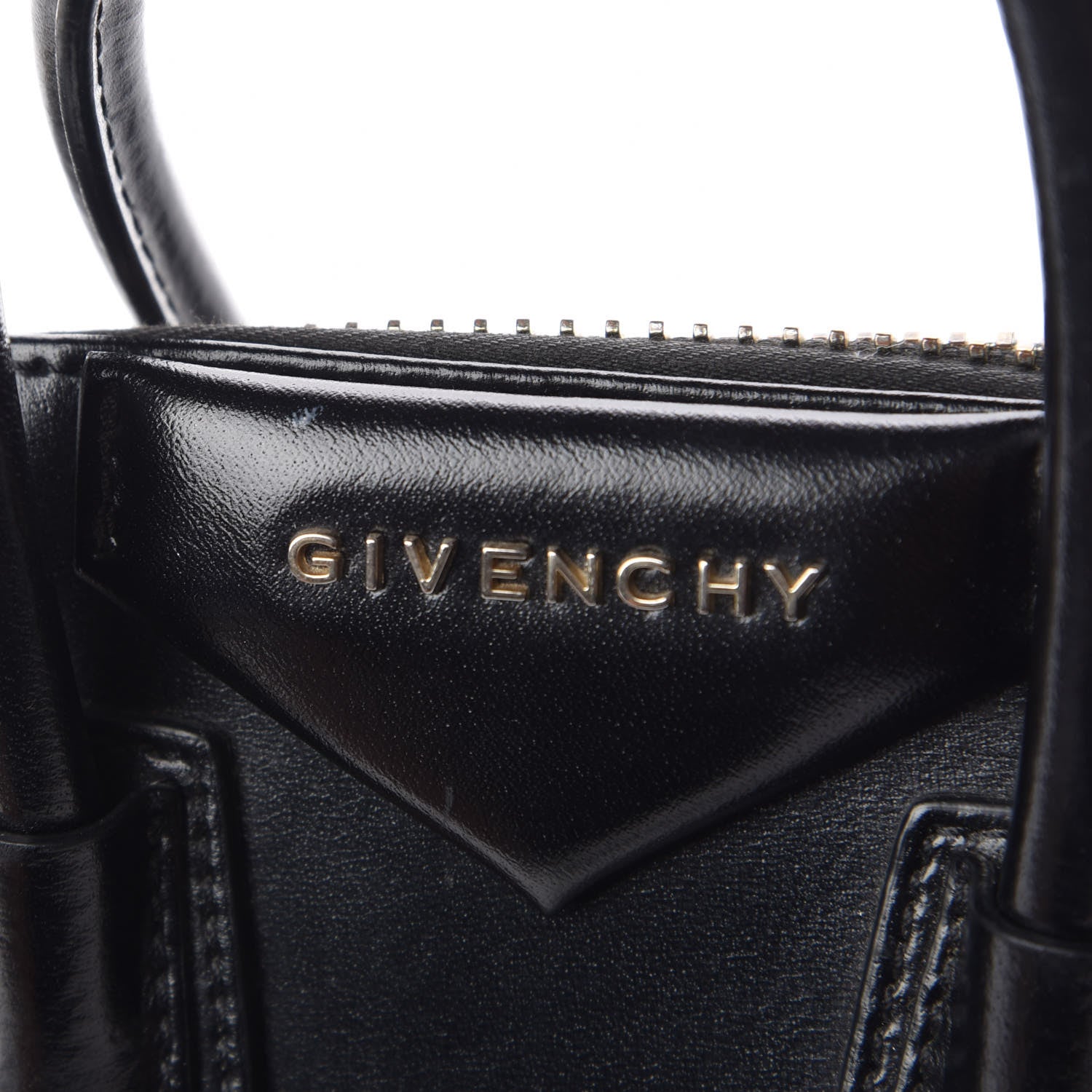 Givenchy Shiny Lord Calfskin Mini Antigona Black 10 of 18