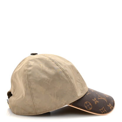 Louis Vuitton Monogram Polyester Silk LV Get Ready Cap M Beige 5 of 8