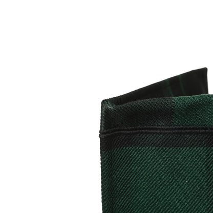Christian Dior Canvas Embroidered Checkered Book Tote Black Green 13 of 13