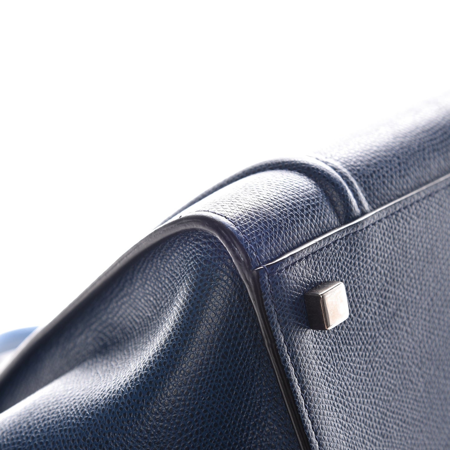 Grained Calfskin Medium Phantom Luggage Indigo