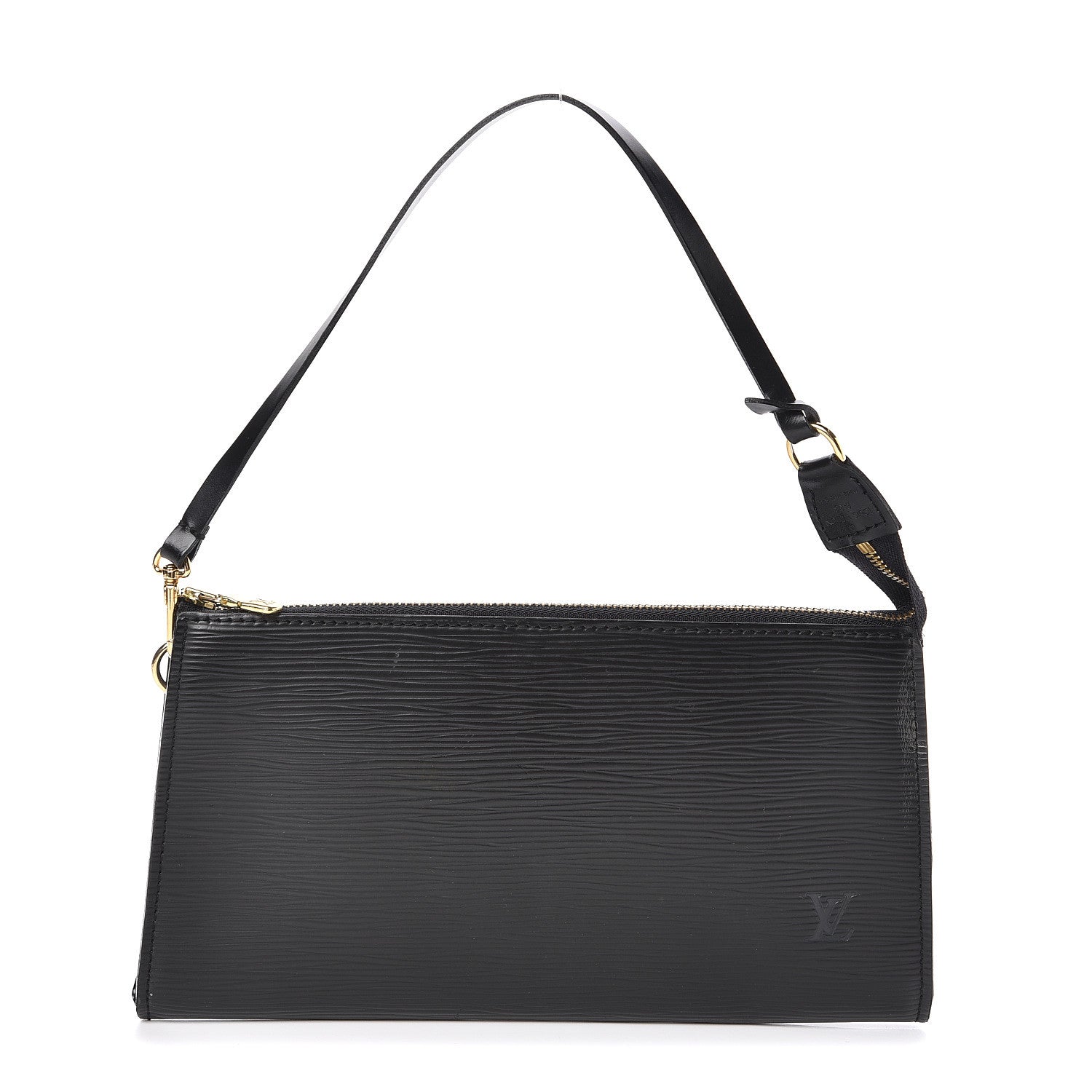 Louis Vuitton Epi Pochette Accessories 24 Black 1 of 9