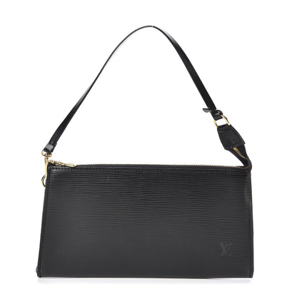 Louis Vuitton Epi Pochette Accessories 24 Black 1 of 9